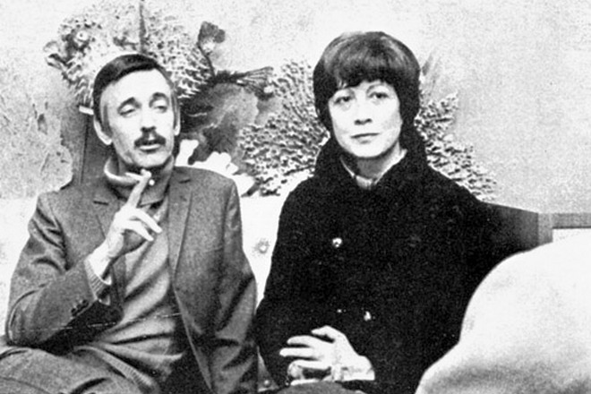 Paul Mauriat with his wife Irène