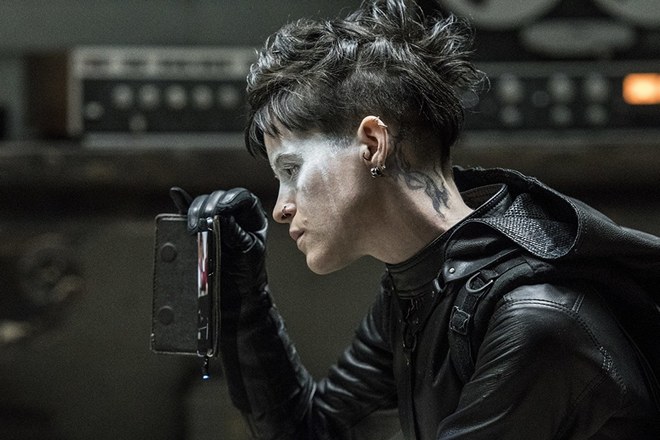 Claire Foy in the movie “The Girl in the Spider's Web”