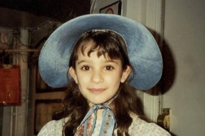 Lea Michele in her childhood
