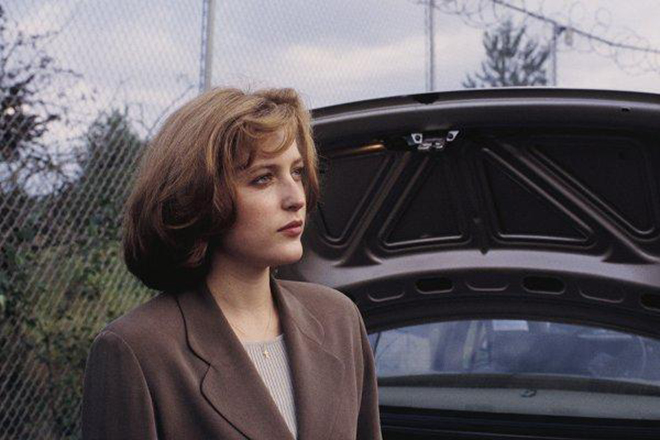 Gillian Anderson in The X Files