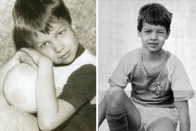 Michael Ballack in his childhood