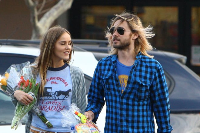 Isabel Lucas and Jared Leto