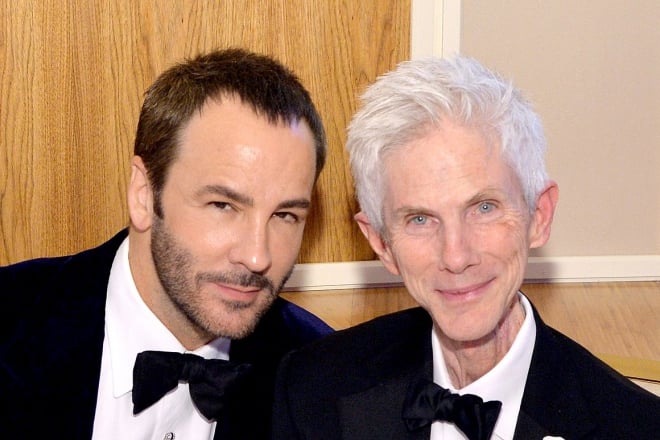 Tom Ford with his husband, Richard Buckley