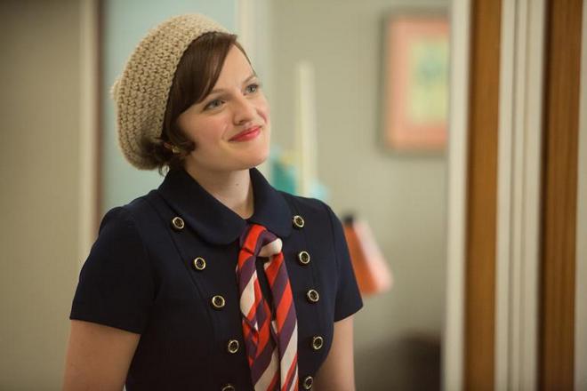 Elisabeth Moss in the series Mad Men