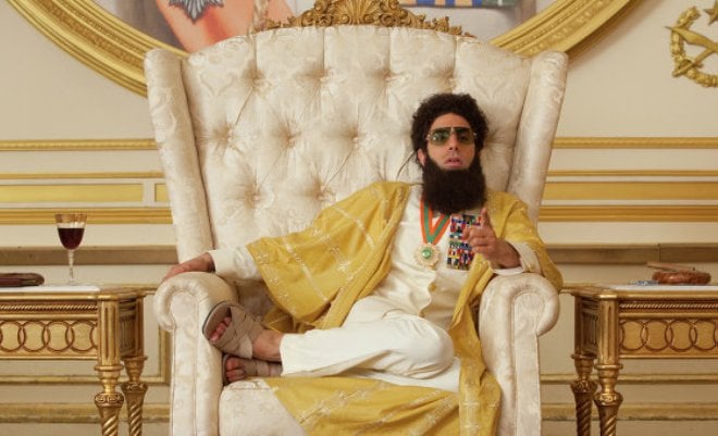 Sacha Baron Cohen in the movie “The Dictator”