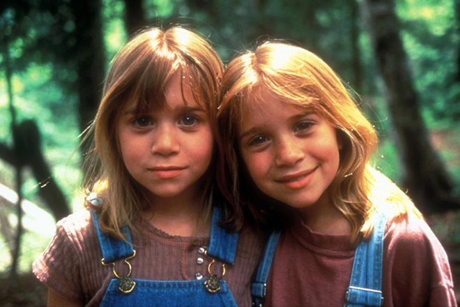 Mary-Kate Olsen and Ashley Olsen in the movie It Takes Two