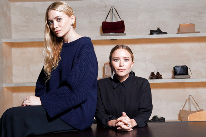 Designers Ashley Olsen and Mary-Kate Olsen