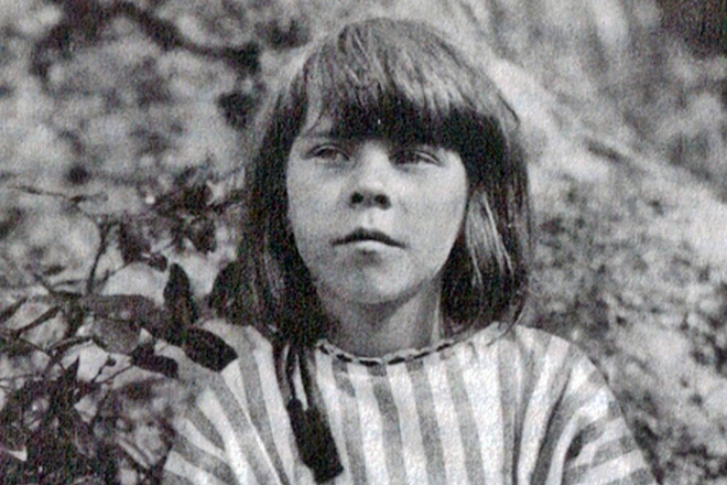 Tove Jansson in her childhood