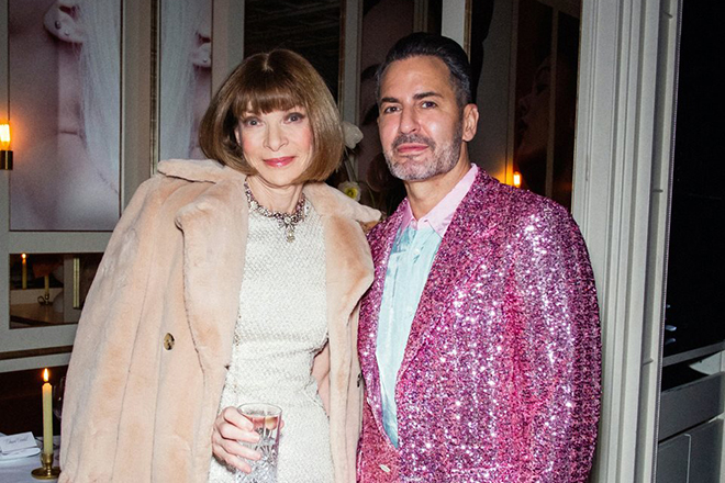 Anna Wintour and Marc Jacobs in 2018