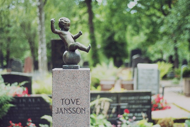 Tove Jansson’s gravestone