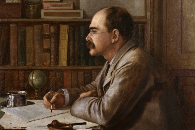 The portrait of Rudyard Kipling