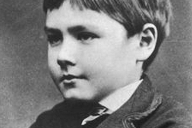 Rudyard Kipling in his childhood