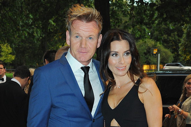 Gordon Ramsay with his wife