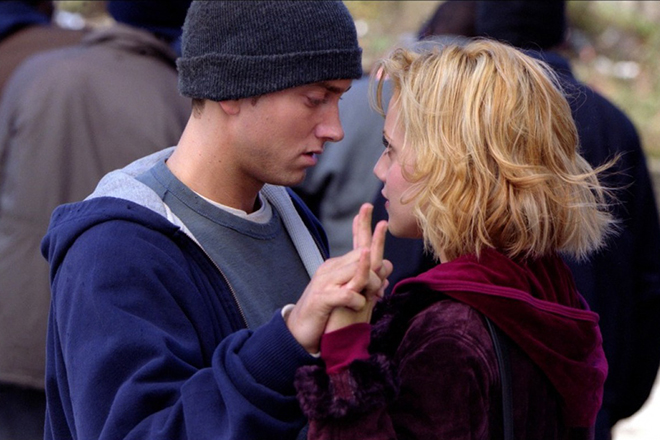 Eminem and Brittany Murphy in the movie 8 Mile