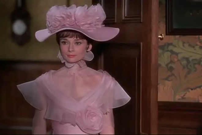 Audrey Hepburn in the musical My Fair Lady