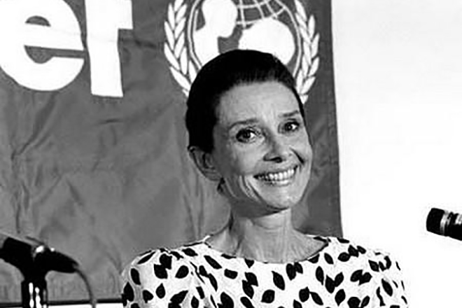 Audrey Hepburn as a UNICEF Goodwill Ambassador