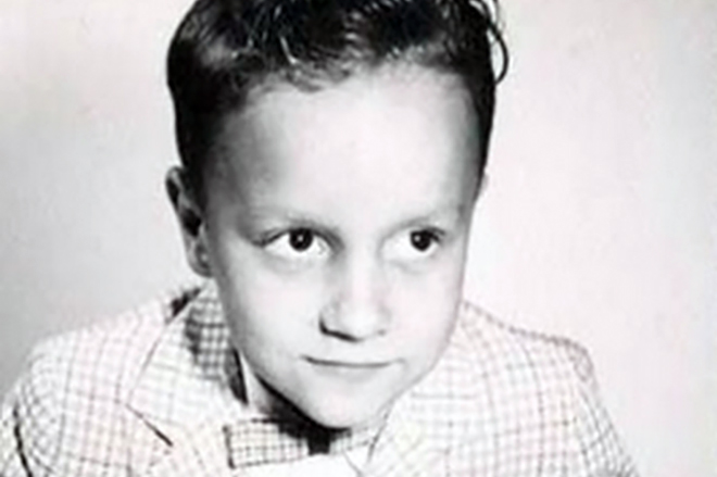 George Martin in his childhood
