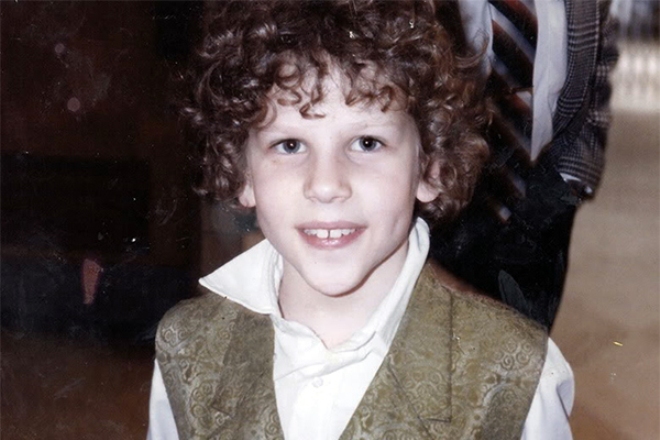 Jesse Eisenberg in childhood