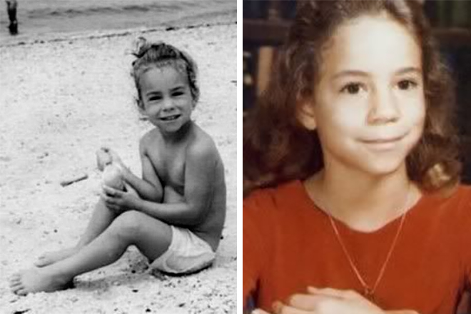 Mariah Carey in her childhood