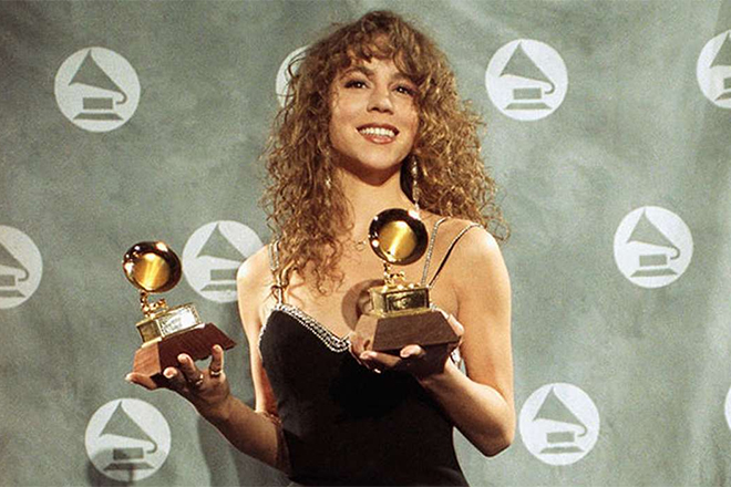 In 1991, Mariah Carey won her first Grammy Award.