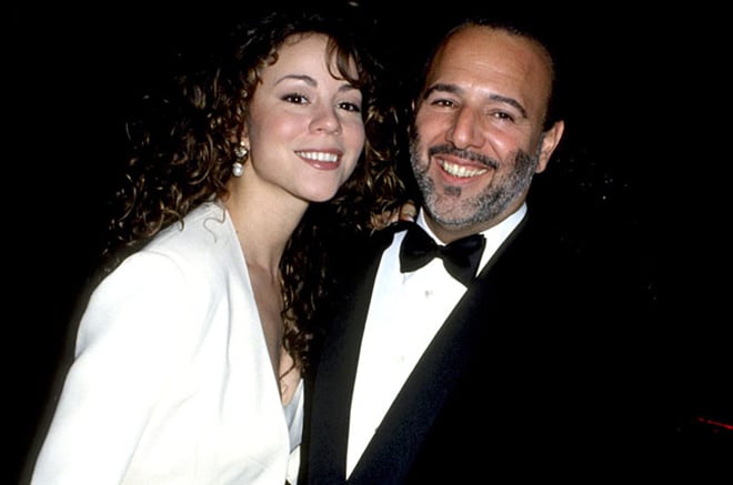 Mariah Carey with her first husband