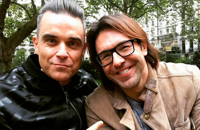 Robbie Williams and Andrey Malakhov