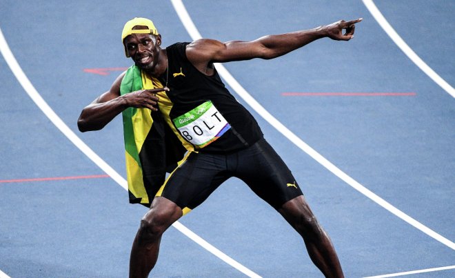 Usain Bolt at the Olympic Games in Rio