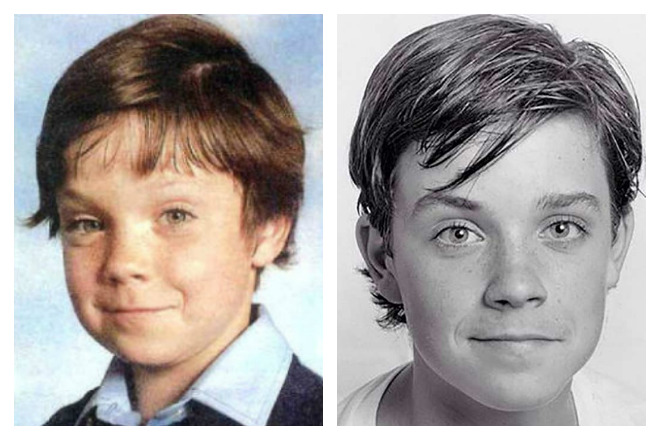 Robbie Williams in his childhood