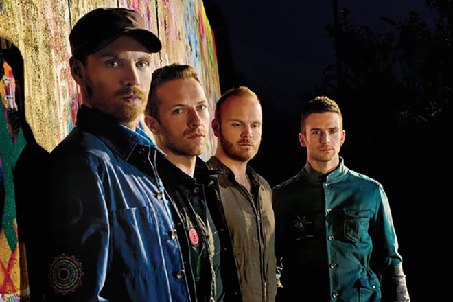 Chris Martin and Coldplay band