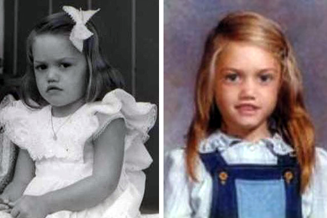 Gwen Stefani in her childhood