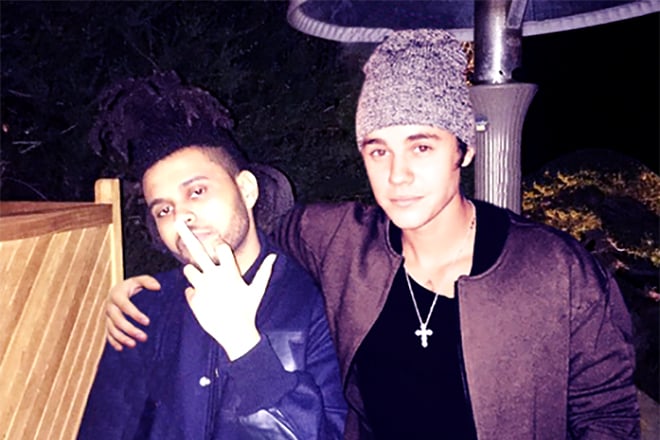 The Weeknd and Justin Bieber