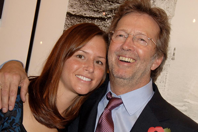 Eric Clapton and his wife, Melia McEnery