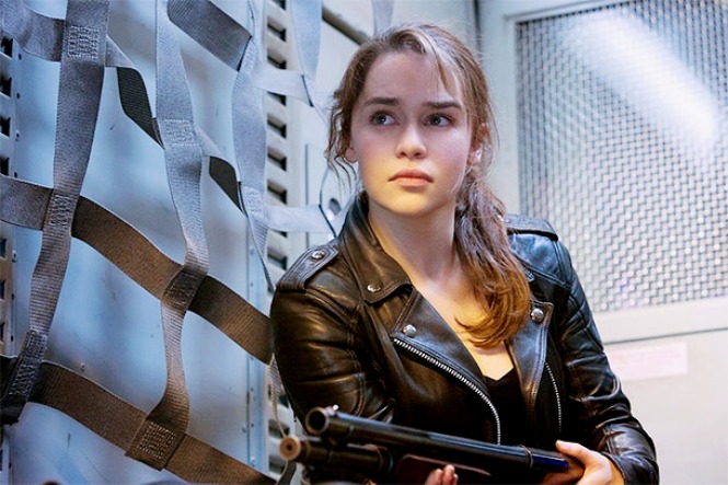 Emilia Clarke in the movie Terminator Genisys