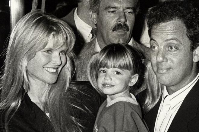 Billy Joel and Christie Brinkley with their daughter Alexa Ray