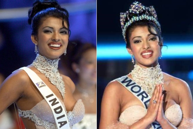 Priyanka Chopra at Miss World-2000 beauty contest