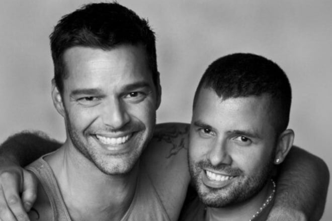 Ricky Martin and Carlos Gonzalez Abella
