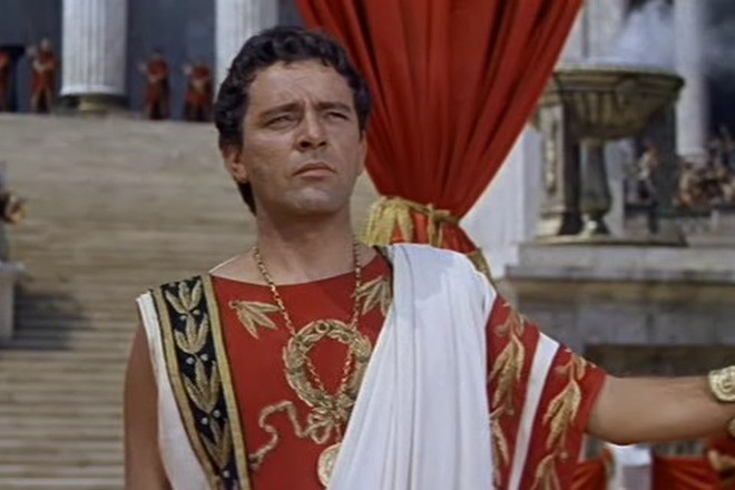 Richard Burton in the movie Cleopatra