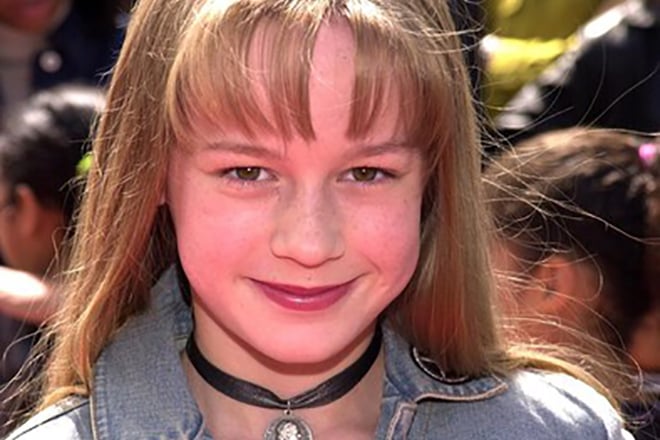 Brie Larson in her childhood