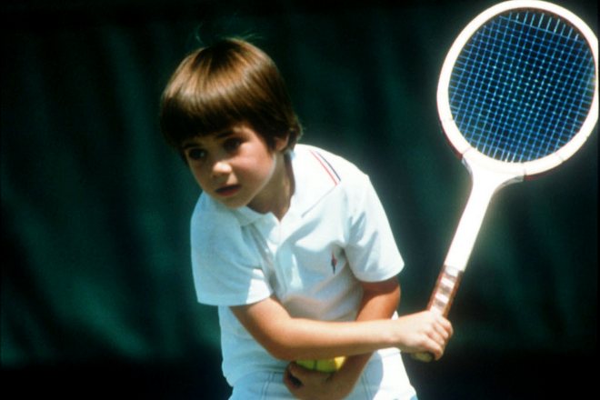 Andre Agassi in his childhood
