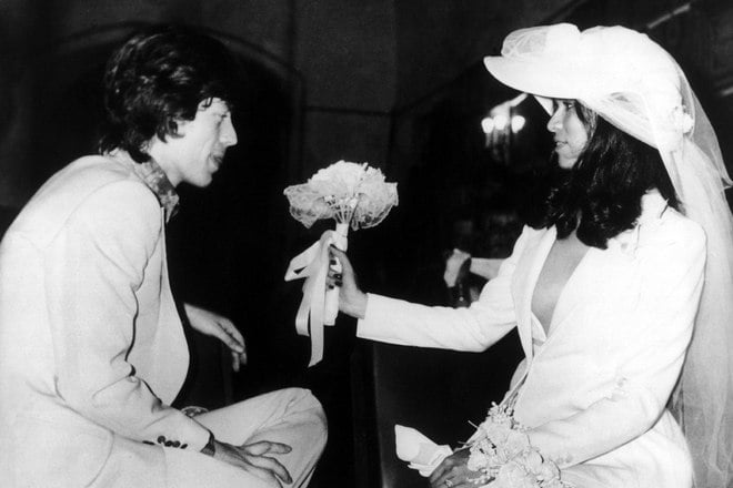 The wedding ceremony of Mick and Bianca Jagger