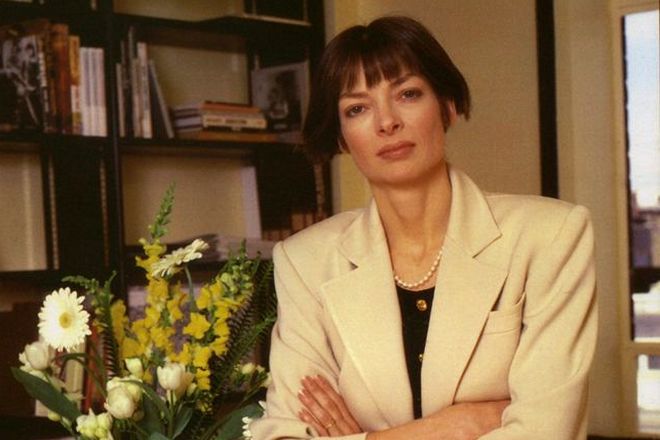 Anna Wintour at the beginning of her career