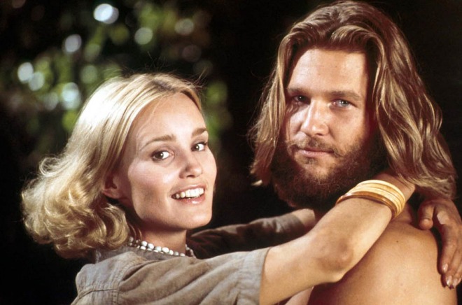 Jessica Lange and Jeff Bridges in the movie King Kong