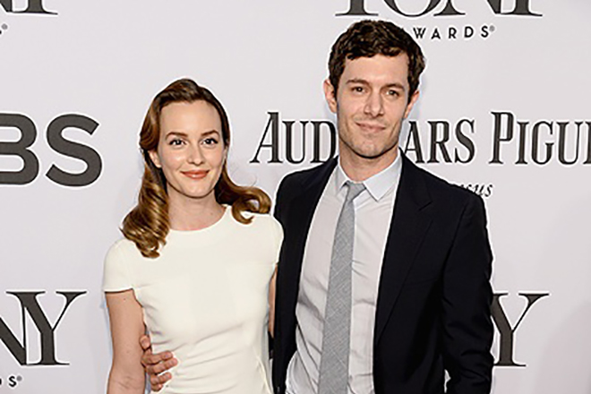 Leighton Meester and her husband
