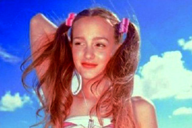Leighton Meester in her youth