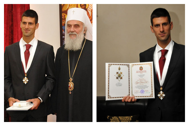 Novak Djokovic is an Orthodox Christian and philanthropist