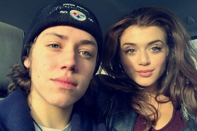Ethan Cutkosky and Brielle Barbusca