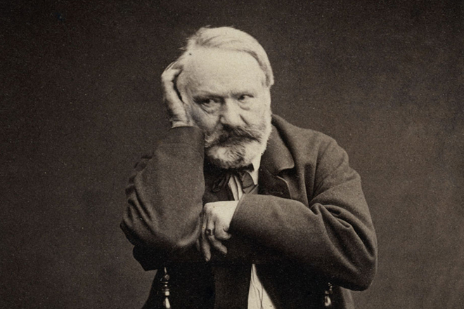 The writer Victor Hugo