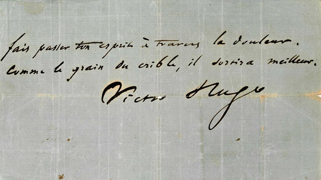 Victor Hugo’s autograph
