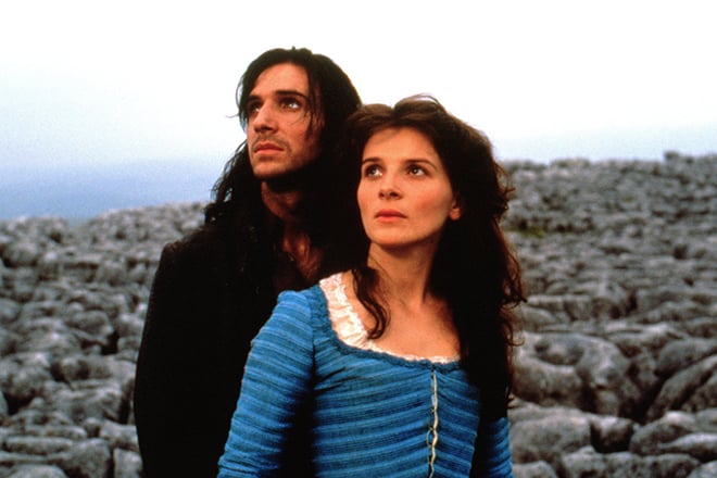 Juliette Binoche in the picture Wuthering Heights