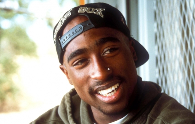 The rapper Tupac Shakur